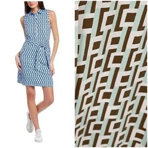 J. McLaughlin Geometric Print Dolly Shirt
Dress.  22